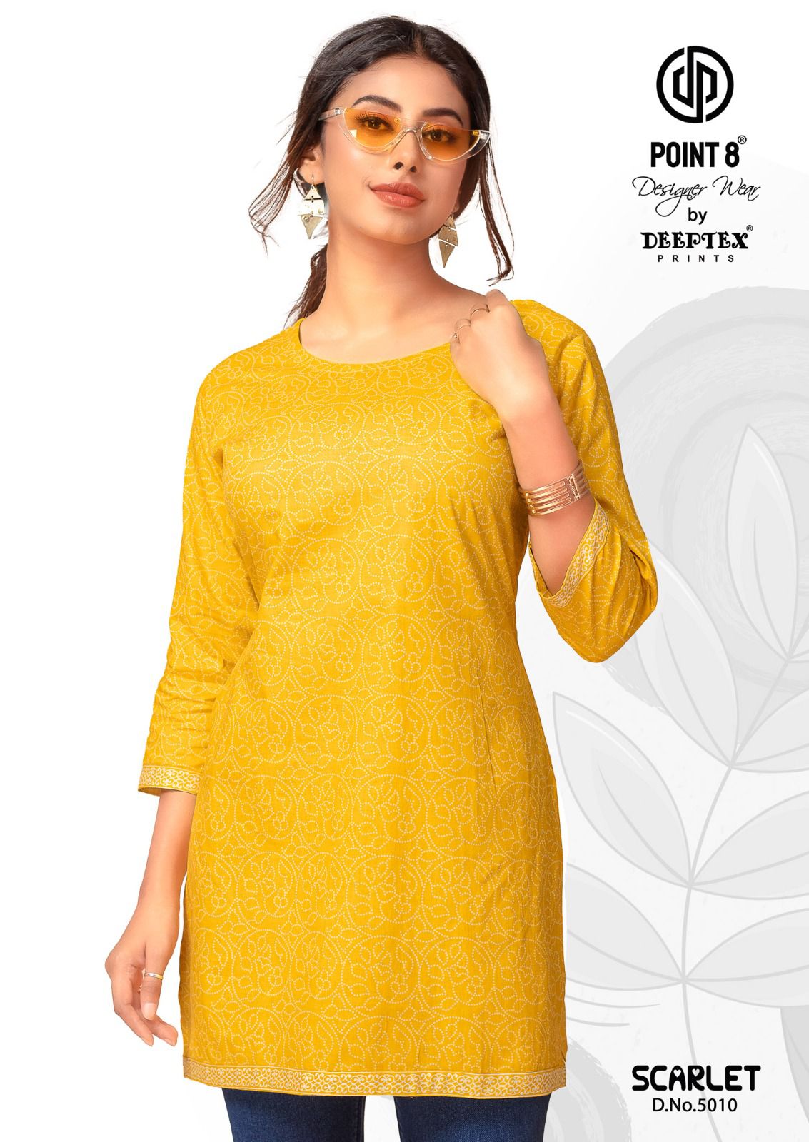 Scarlet Vol 5 By Deeptex Poplin Cotton Short Kurti Wholesale Shop In Surat